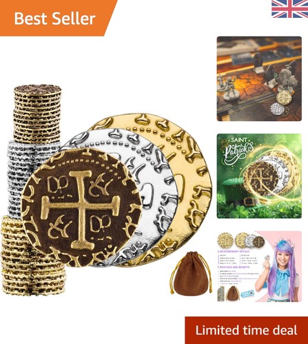 Metal pirate treasure coins - metal,