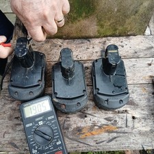 3 Hitachi Batteries 18v Ni-cd Used