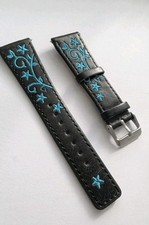 24 mm Kahuna Ladies  Replacement Watch Faux Leather With Spring Bars 