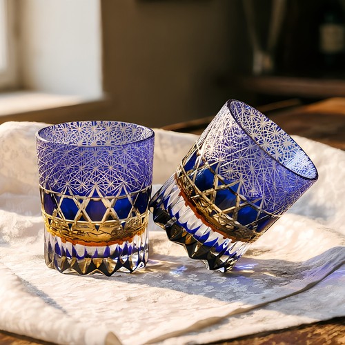 Set edo kiriko crystal - of,