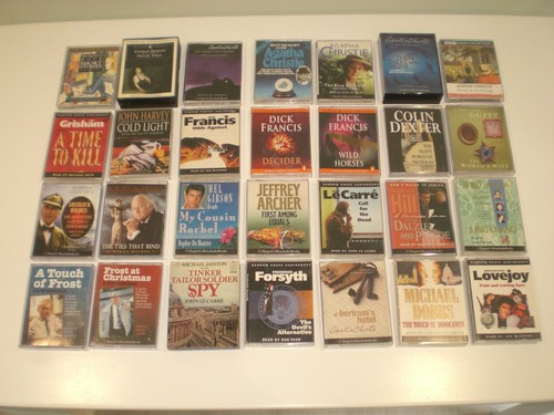 Audio books cassettes bundle - books,