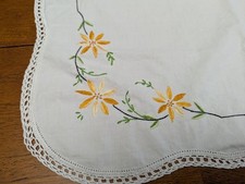 Vintage Tray Cloth Handmade