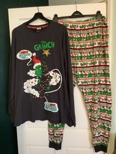 THE GRINCH CHRISTMAS PYJAMAS MENS SIZE 4XL, XMAS PJS