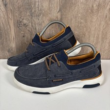 Skechers Goga Mat Arch Trainers Shoes Men’s UK 7 Memory Foam Navy Blue EUR 41