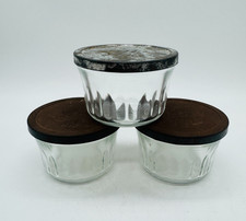 3 Ball Vintage Glass Jelly