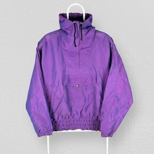 Vintage 80s Nils Iridescent Purple Blue Ski Jacket Made in USA Womens Medium