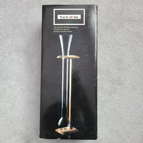 New yard ale glass - ale, flask