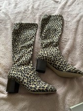boden leopard Print Boots 5
