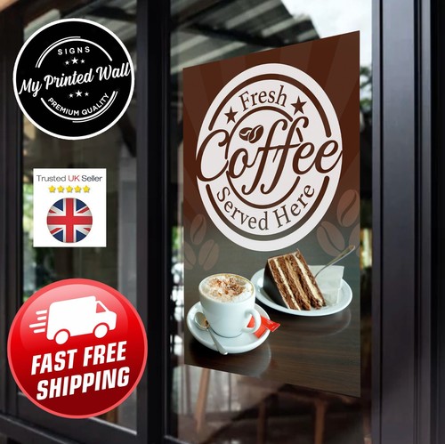 Coffee shop window - shop, vinyl