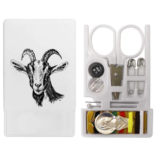 Goat head mini travel sewing - head',