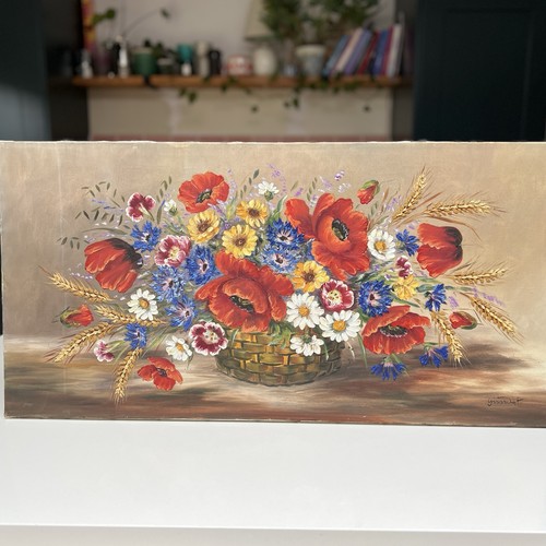 Original french oil canvas - french, on