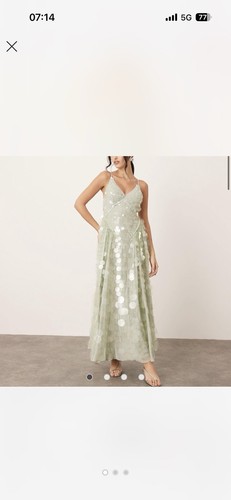 Asos arrange mint sequin dress - sequin,
