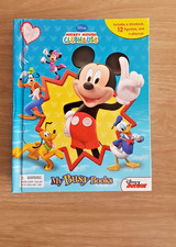 MY BUSY BOOKS MICKEY MOUSE CLUBHOUSE.  12 FIGURES & PLAYMAT 2014 GOOD CONDITION
