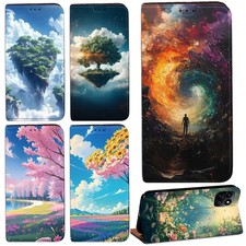 PU Leather Wallet Book Cover