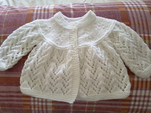 Hand knitted baby - , matinee