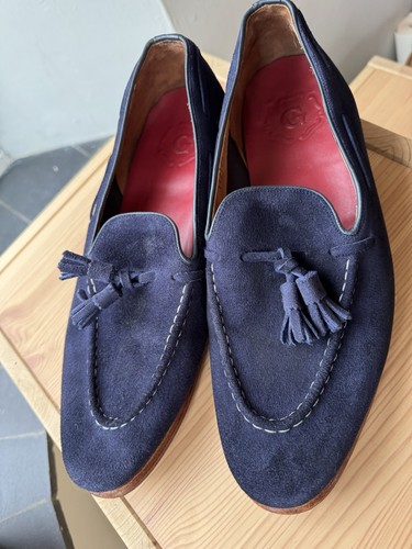 Grenson suede leather loafers - grenson,
