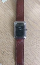 Vintage 70s Heritage Alpina Gold Seastrong Automatic Leather Watch AD96-134 Swis