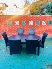 Ikea Black Round Bjursta