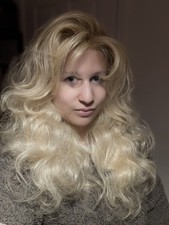 Tony Of Beverly MAMBO Synthetic Lace Front Wig In 613BHL22 Blonde | Modified