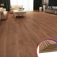 36pcs Self-adhesive Floor Planks Tiles Wall Panels Wood Effect Vinyl Flooring