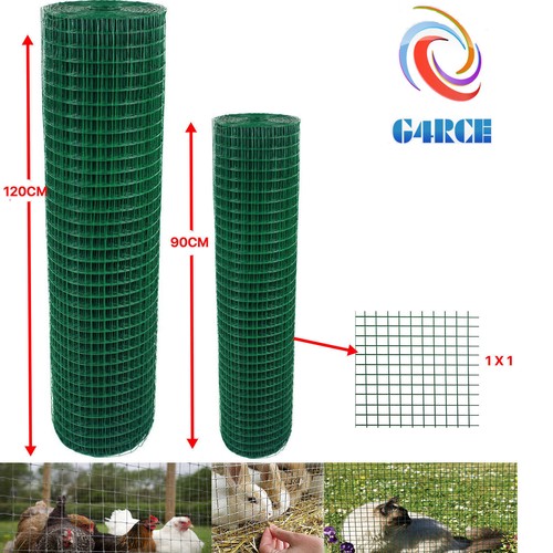Green pvc coated welded mesh - pvc,