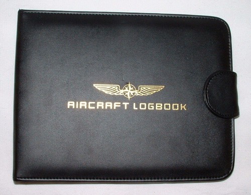 Aircraft logbook wallet - aircraft,