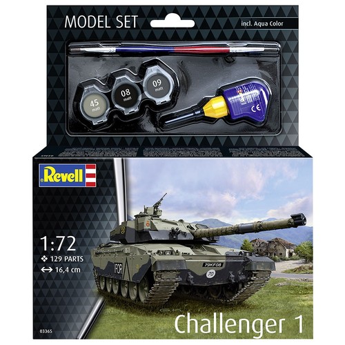 Revell challenger 1 tank - 1,
