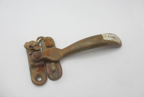 Victorian brass sash window - brass,