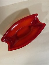 Sommerso Murano Red and Orange