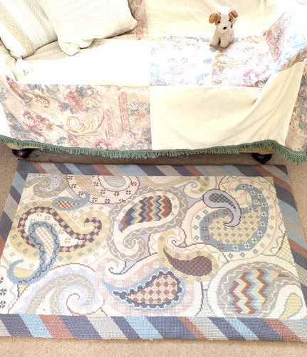 Hand made needlepoint tapestry - needlepoint,