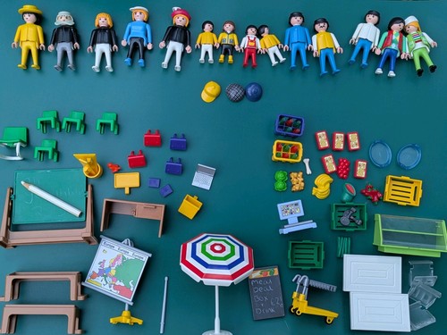 Playmobil school classroom - school, and