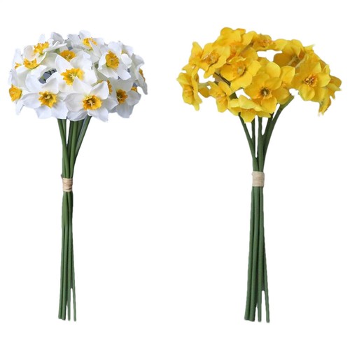 Artificial silk daffodils fake - artificial,