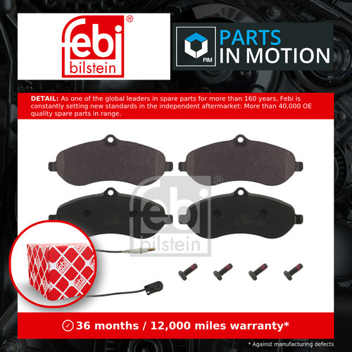 Brake pads set fits - pads, fiat