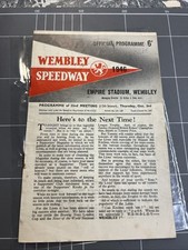 VINTAGE SPEEDWAY PROGRAMME