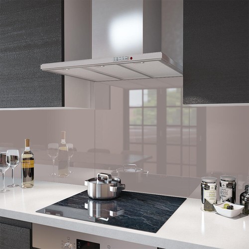 Glass splashbacks cappuccino - glass,