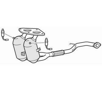 Exhaust close coupled - exhaust,