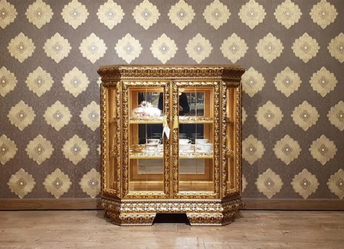 Luxury hand carved - solid, wood