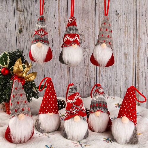 8pcs xmas gnome plush gonk - xmas,
