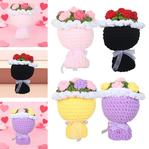 Knitted flower bouquet mother - bouquet,