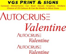 3 x AUTOCRUISE VALENTINE