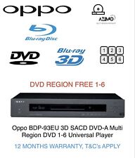 Oppo BDP-93 EU 3D 5.1 SACD DVD-A Multi Region DVD 1-6 Blu-ray Universal Player r