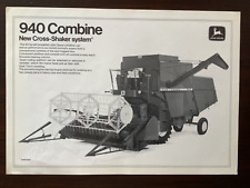 JOHN DEERE 940 COMBINE HARVESTER BROCHURE