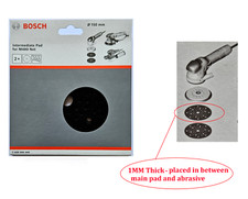 Bosch 150mm (6") Intermediate Sander Backing Pad Savers Gex 150 And Other...