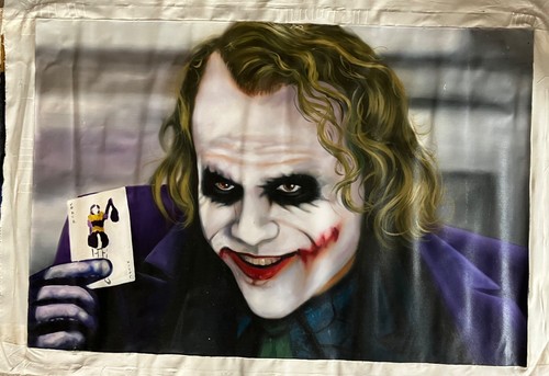 Large original pop art acrylic - large,