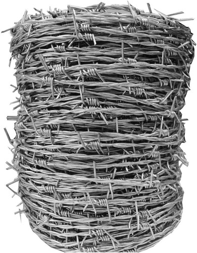 100m galvanised barbed wire - 100m,