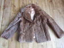 Luxury The Finest French Rabbit Fur Jacket size UK 12
