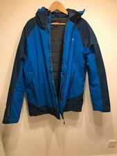 Men’s Regatta Isotex Stretch 15000 Blue Hooded Waterproof Raincoat UK L