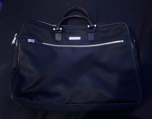 Burberry black leather - leather, zip
