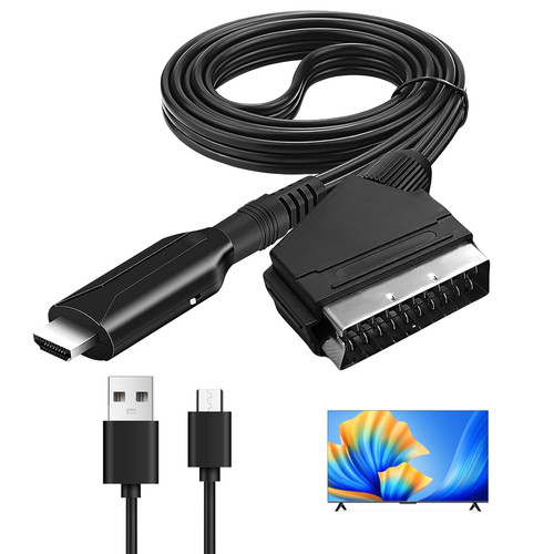 Scart hdmi converter video - to,