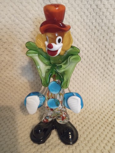 Vintage murano art - vintage, clown